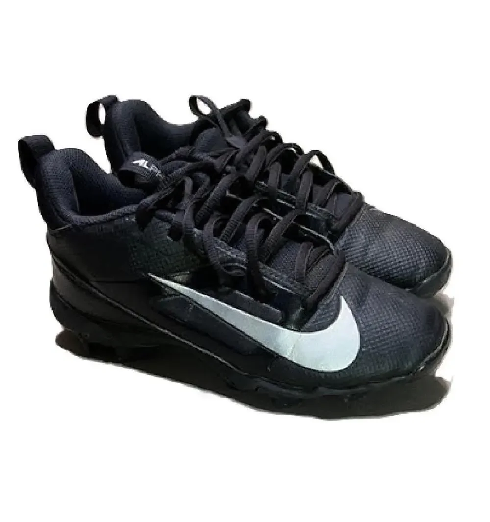 Nike Alpha Menace 4 Shark Football Cleats Big Kids -4Y Black BM1